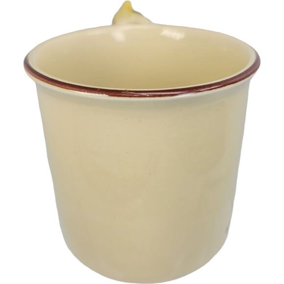 1979 Tiger Handle Coffee Mug Vintage Cup Made in Japan Tan Yellow Brown Cat - Picture 3 of 6